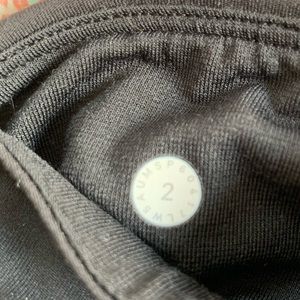 Lululemon black leggings size 2